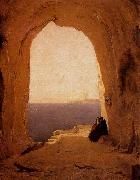 Karl Blechen Grotto in the Gulf of Naples oil painting on canvas